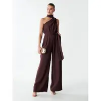 SAVEL Jumpsuit 'Vera' chocoladebruin