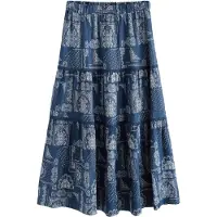 Next Rok blauw / wit