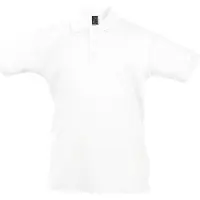 Sols Kinder Unisex Zomer II Pique Polo Shirt (Wit)