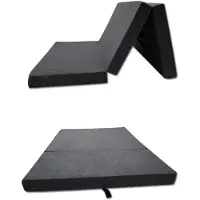 DNA Vouwmatras - Logeerbed - Opvouwbaar Matras - Vouwbed - Logeermatras - Grijs - ‎‎180cm x 65cm x 7cm