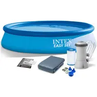 Intex Tuinuitbreidingszwembad 366 x 76 cm 4 in 1 28132