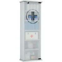 VCM Medische kast | Afmetingen ca. H. 92 x B. 31 x D. 18 cm | Apotheekkast afsluitbaar | Medicinale kast - Omal XL