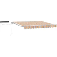 vidaXL Elektrisch Uitschuifbare Zonneluifel 3,5 x 2,5 m