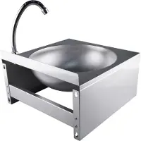 Saro Handwastafel met Kniebediening - Model JUSTIN - 353-1007
