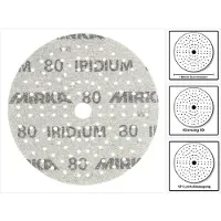 Mirka Iridium Schuurschijven 150 mm 121 Gaten 100 ST - P80