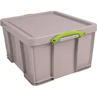 Nobrand Kunststof Magazijnbak 42 L Transparant 44 x 52 x 31 cm