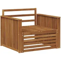 vidaXL 2 st Buitensofa Naturel