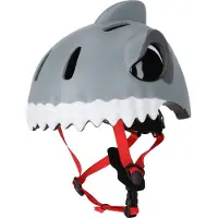 Crazy Safety Shark, fietshelm, junior, grijs