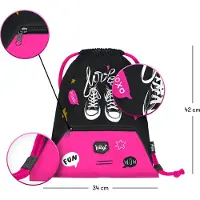 Baagl Sneakers Gymtas met Rits