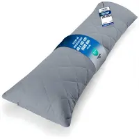 DNA Kniekussen - Kniekussen Voor In Bed - Kniekussen Voor In Bed Zijslapers - Grijs - 145cm x 40cm x 1cm