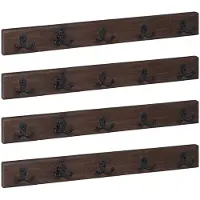 vidaXL Hanger Bruin 60 x 7 x 8 cm Massief Gerecycleerd Hout
