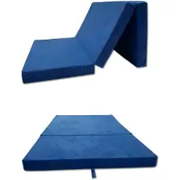 DNA Vouwmatras - Logeerbed - Opvouwbaar Matras - Vouwbed - Logeermatras - Blauw - ‎180cm x 65cm x 7cm