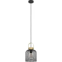 Eglo Draadlamp Roundham Ø 22cm Zwart Met Goud