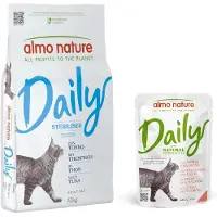 Almo Nature Daily Sterilised met tonijn kattenvoer 2 x 12 kg