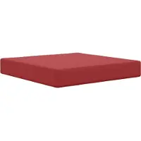 vidaXL Buitenbankkussen Polyester Wijnrood 60 x 60 x 8 cm