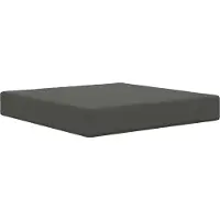 vidaXL Buitenbankkussen Polyester Antraciet 60 x 60 x 8 cm