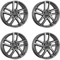 Rial 4 velgen, model Astorga, 7.0x17 inch, ET48,5, 5x114,3, geschikt voor MAZDA 3, 5, 6, CX-3, CX-5, CX-7, MX-5, RX-8