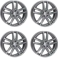 Rial 4 velgen, model X10, 7.5x17 inch, ET37, 5x120 boutgaten, geschikt voor BMW 1, 2, 3, 4, 5, M135i, M235i, X3, X4, Z3, Z4