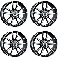 Rial 4 velgen, model X12, 9.0x20 inch, ET35, 5x112 steek, SWFP (speciale uitvoering) voor MINI/BMW Countryman