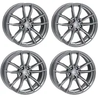 Rial 4 velgen, model X12, 7.0x17 inch, ET47, 5x112 boutgaten, geschikt voor MINI/BMW Countryman en Clubman, modellen One, Cooper en One
