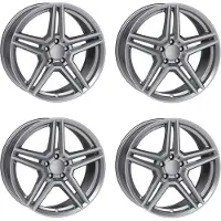 Rial 4 velgen, M10, 8.5x18, ET34,5, 5x112, geschikt voor MERCEDES-BENZ A, B, C, C63, CL, CLK, CLS, E, GLA 45, GLA, GLC, GLK, S, SL, SLK