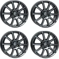 Rial 4 velgen, model Milano, 6.5x15 inch, ET38, 4x100 boutgaten, TITA, geschikt voor FIAT Punto