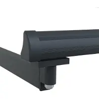 vidaXL Handmatig Inklapbaar Zonnewering Frame Antraciet 3 x 2 m