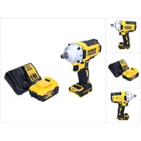 DeWalt DCF 892 P1 accu slagmoersleutel 18 V 812 Nm 1/2" borstelloos + 1x oplaadbare accu 5.0 Ah + lader
