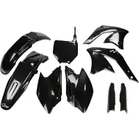 Ufo Kawasaki Kxf 250 2007-2007 Kakit208f-001 Fork Protectors & Plastic Set