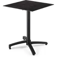 Oviala - 70 cm kantelbare terrastafel in leisteen laminaat - Opéra