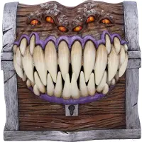 Nemesis Now 11,3 cm officieel gelicentieerde Dungeons & Dragons Mimic Dice opbergdoos bruin