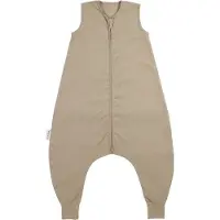 Meyco Baby Studio Collection Linnen Slaapoverall Jumper - Taupe - 104cm - 0.5 TOG