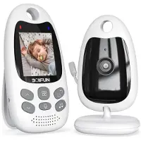 Boifun Babyfoon met Camera - 2 Inch LCD Scherm - Zonder Wifi - Nachtzicht - Tweewegcommunicatie - Temperatuurweergave - VOX - Slaapliedjes
