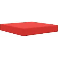 vidaXL Buitenbankkussen Polyester Rood 60 x 60 x 8 cm