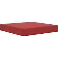 vidaXL Buitenbankkussen Polyester Wijnrood 60 x 60 x 8 cm