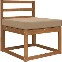 vidaXL Buitenbankkussen Taupe 60 x 60 x 8 cm Polyester