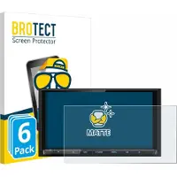 BROTECT - Screenprotector voor Kenwood DNX9190DABS - Folie Beschermfolie matte 6 Stuks