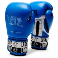 Leone1947 Iconic Artificial Leather Boxing Gloves Blauw 10M oz