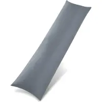 DNA Kniekussen - Kniekussen Voor In Bed - Kniekussen Voor In Bed Zijslapers - Grijs - 138cm x 51cm x 1cm