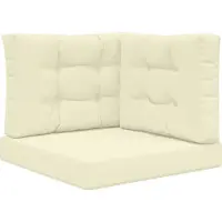 vidaXL Buitenbankkussen Polyester Crème 60 x 60 x 8 cm