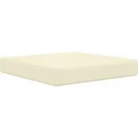 vidaXL Buitenbankkussen Polyester Crème 60 x 60 x 8 cm