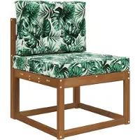 vidaXL Buitenbankkussen Polyester Bladpatroon 60 x 60 x 8 cm