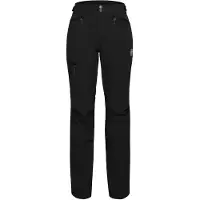 Mammut - Women's Taiss Softshell Pants - Alpine broek 40 - Long, zwart
