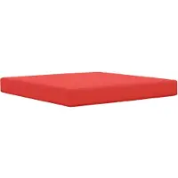 vidaXL Buitenbankkussen Rood 80 x 80 x 8 cm Polyester