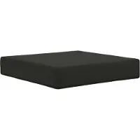 vidaXL Buitenbankkussen Polyester Zwart 60 x 40 x 10 cm