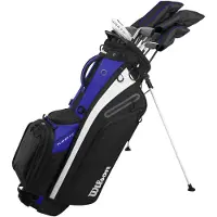 Wilson - Player Fit Stand Bag MRH Steel Stiff - Complete herengolfset met standbag