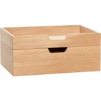 Hubsch – Note Opbergdozen – Set van 2 – Hout