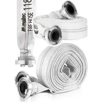 Maltec Brandweerslang 20m 2" PVC met koppelingen voor water en pompen