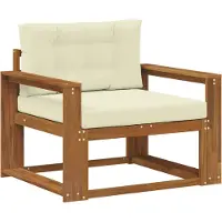 vidaXL Buiten Midden Sofa Naturel