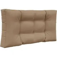vidaXL Buitenbankkussen Polyester Taupe 80 x 80 x 8 cm